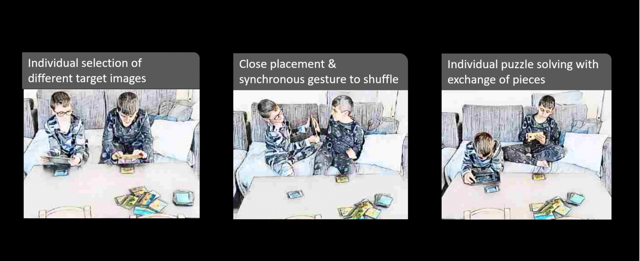 Υβριδικά επιτραπέζια παιχνίδια σχεδιασμένα για κοινωνική αλληλεπίδραση